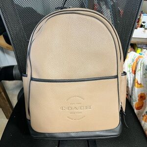 Leather Coach Backpack